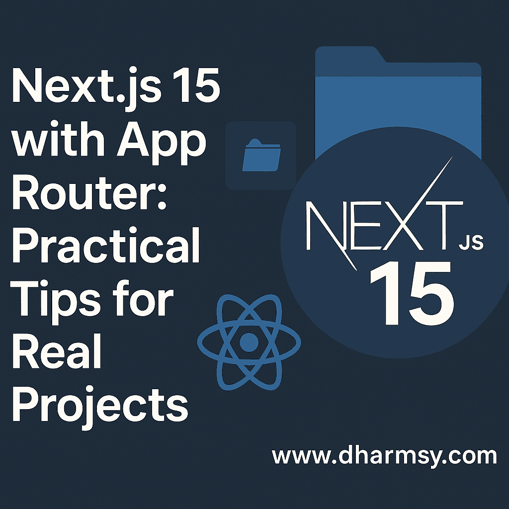Next.js 15 with App Router: Practical Tips for Real Projects