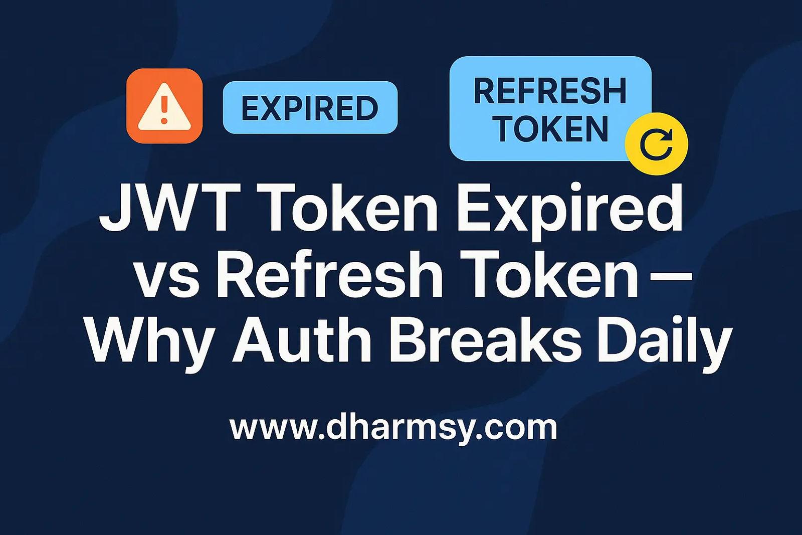 JWT Token Expired vs Refresh Token — Why Your App Logs Out Every Day